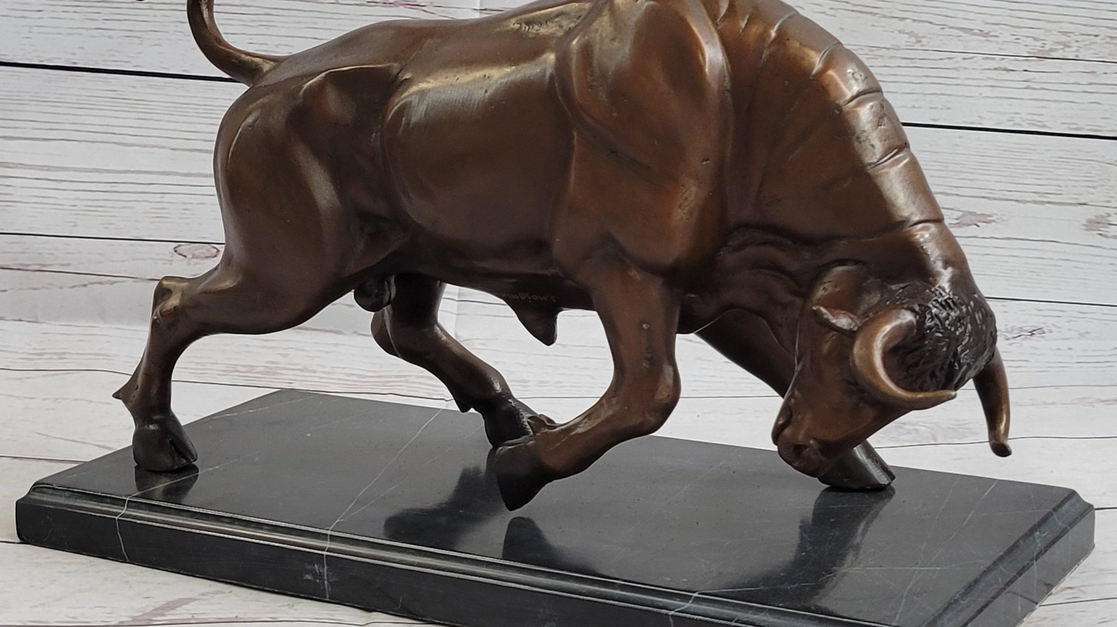 Charging into History - The Iconic Bull in Bronze