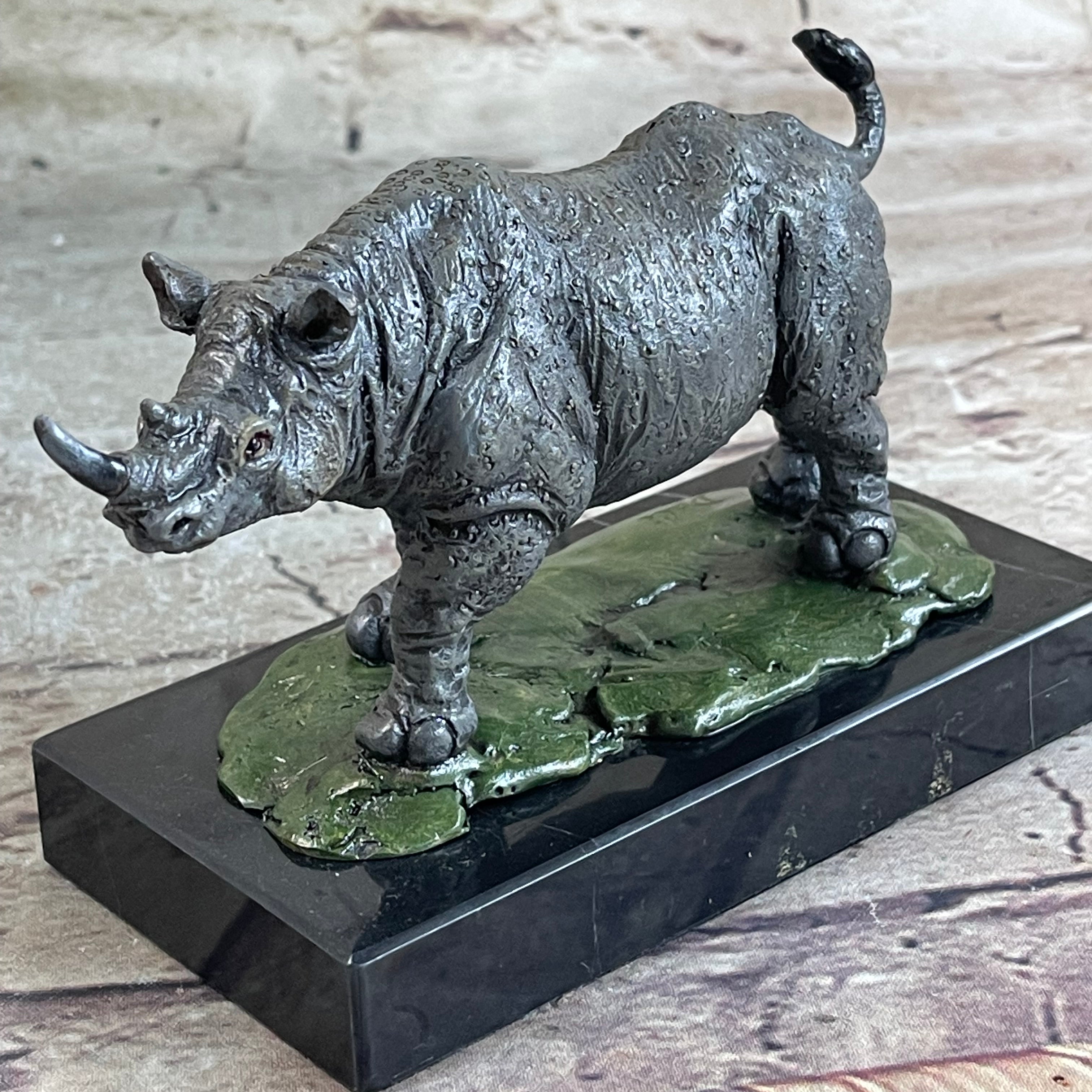 Hippopotamus & Rhinoceros Sculptures