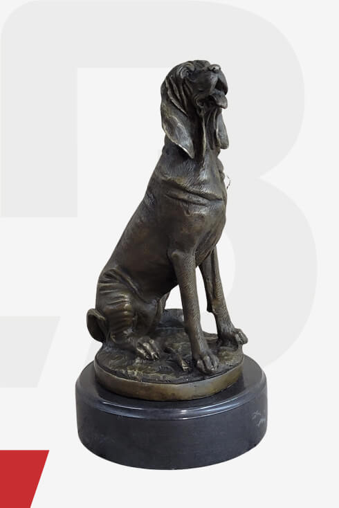Bronze Dog and Wolf Sculptures for Sale