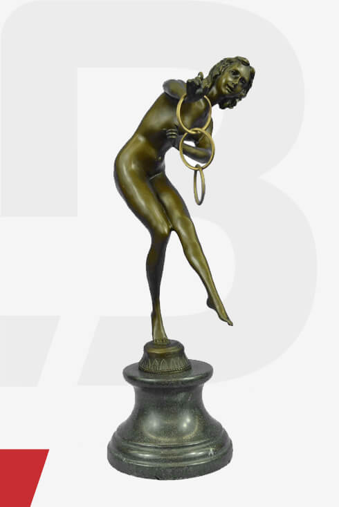 Bronze Claire Jeanne Roberte Colinet Sculptures for Sale
