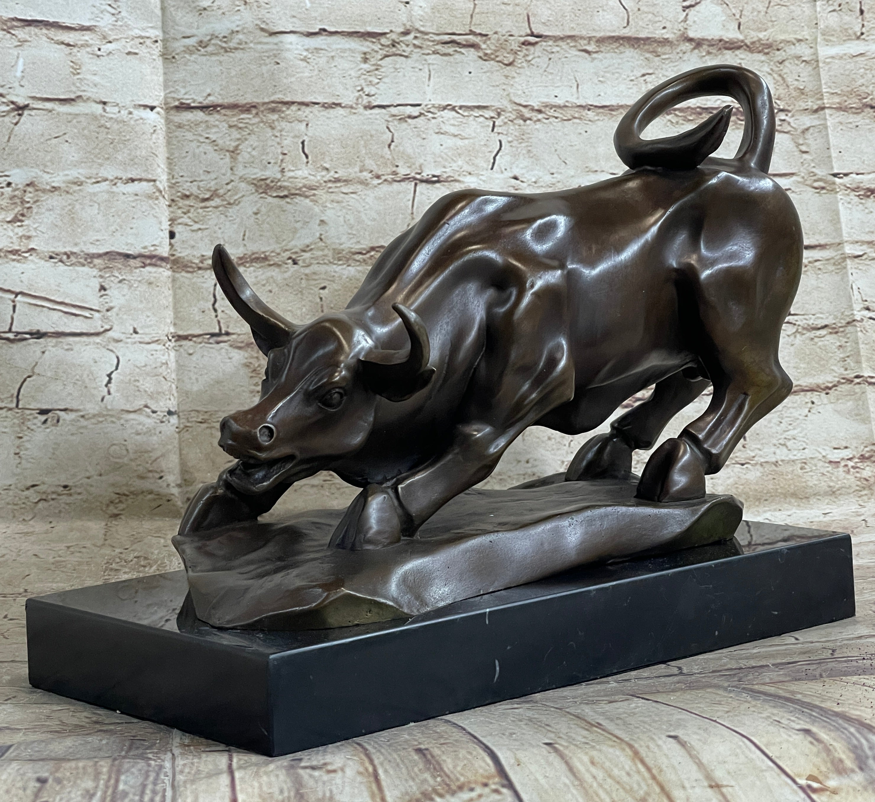 Bronze Bull and Cow Sculptures for Sale