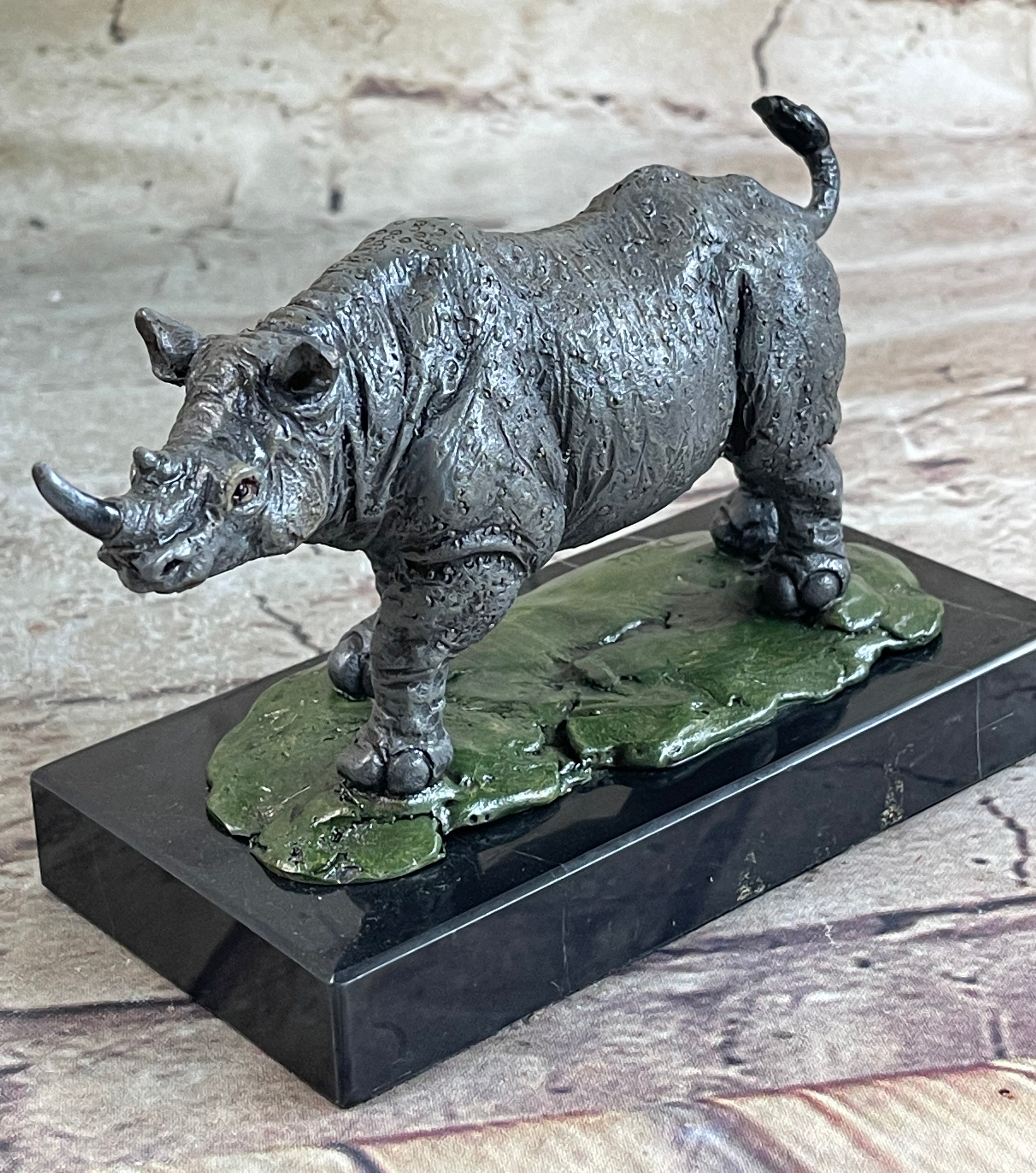Hippopotamus & Rhinoceros Sculptures