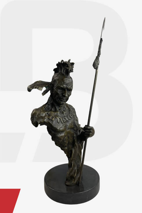 Bronze Native American Sculptures for Sale