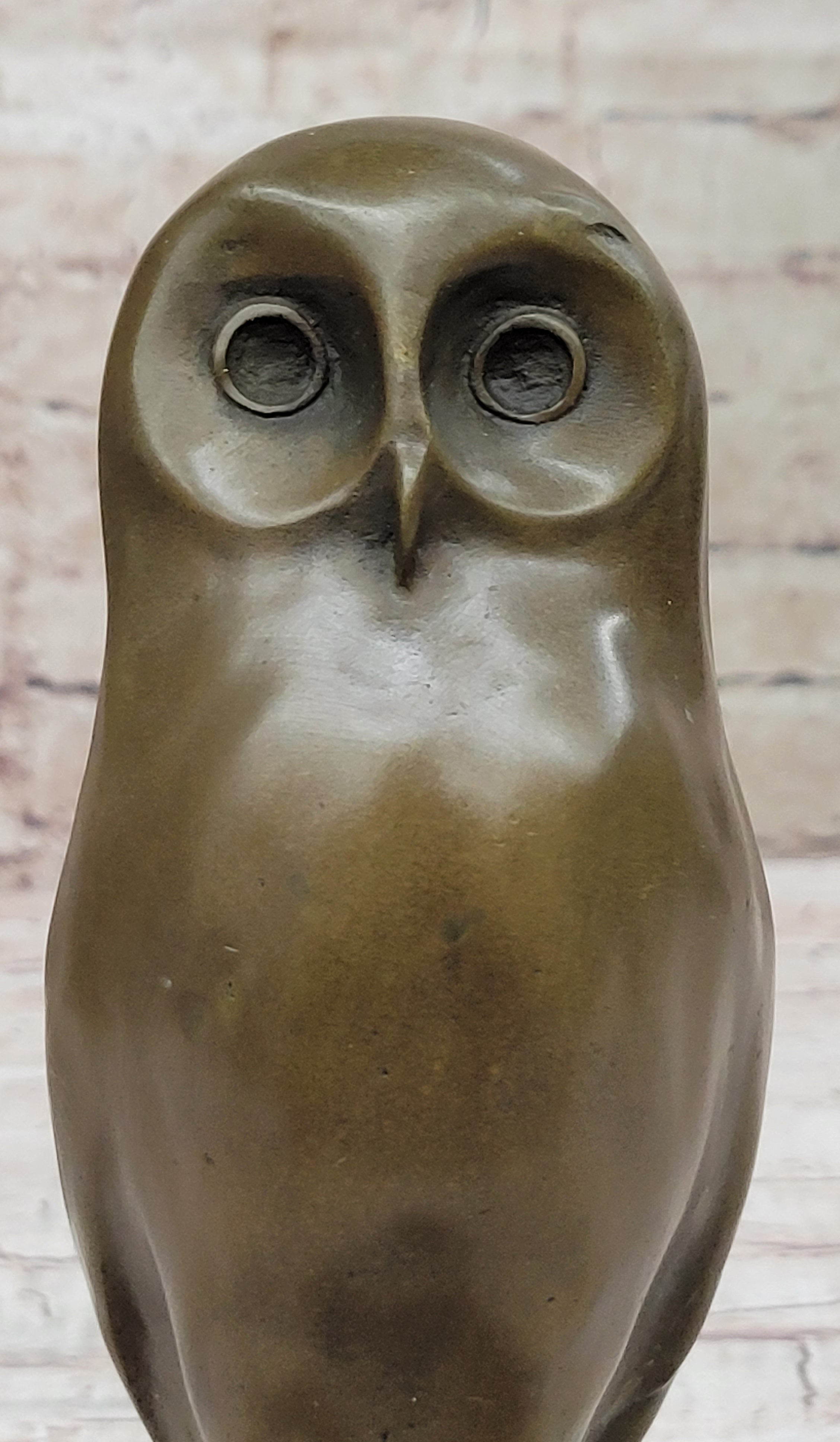 は自分にプチご褒美を Signed OWL Large Abstract SCULPTURE