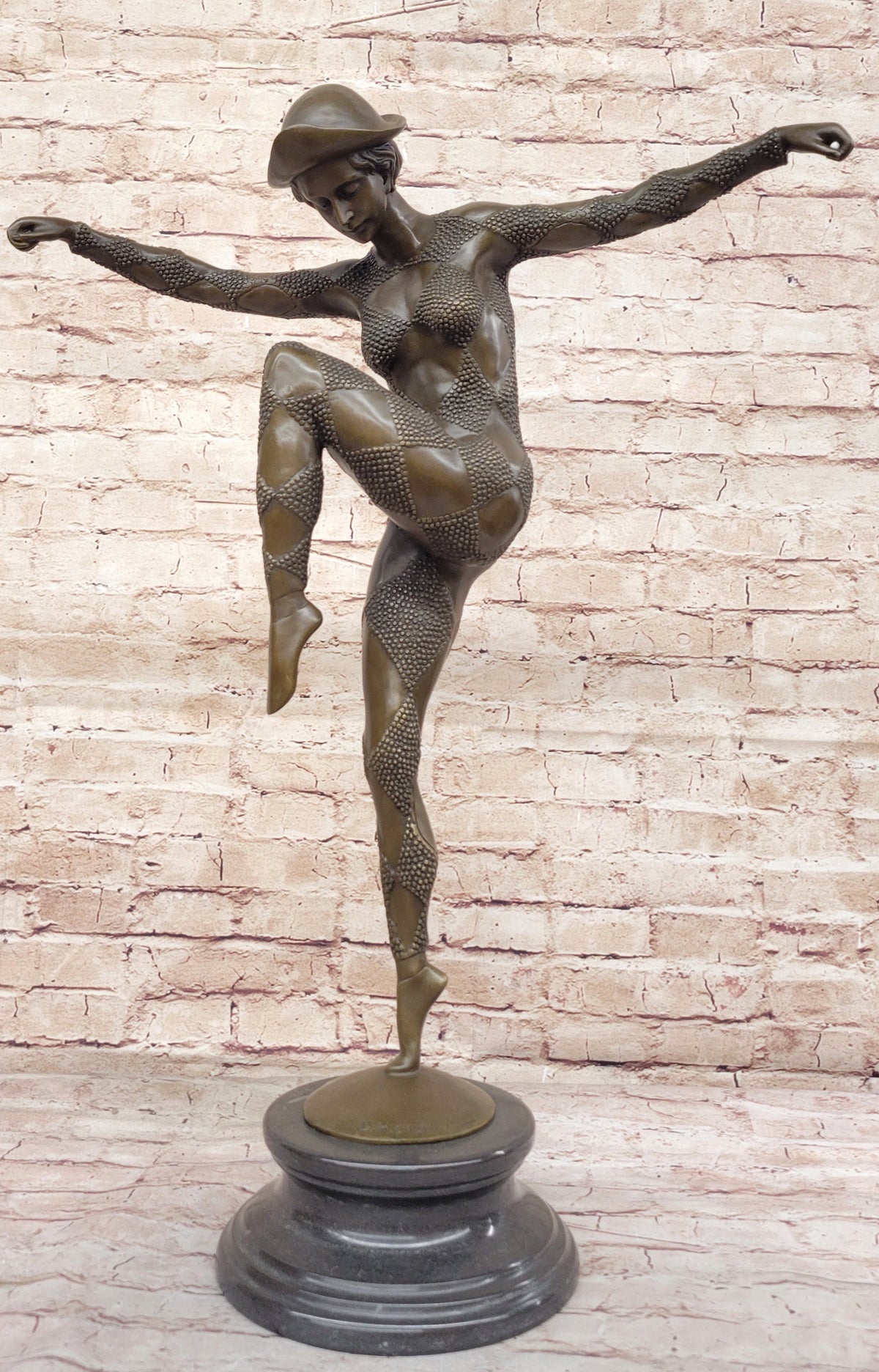Dimitri Chiparus Dimitri Chiparus Art Deco Bronze Sculpture of Female Dancer Figure Bal ...