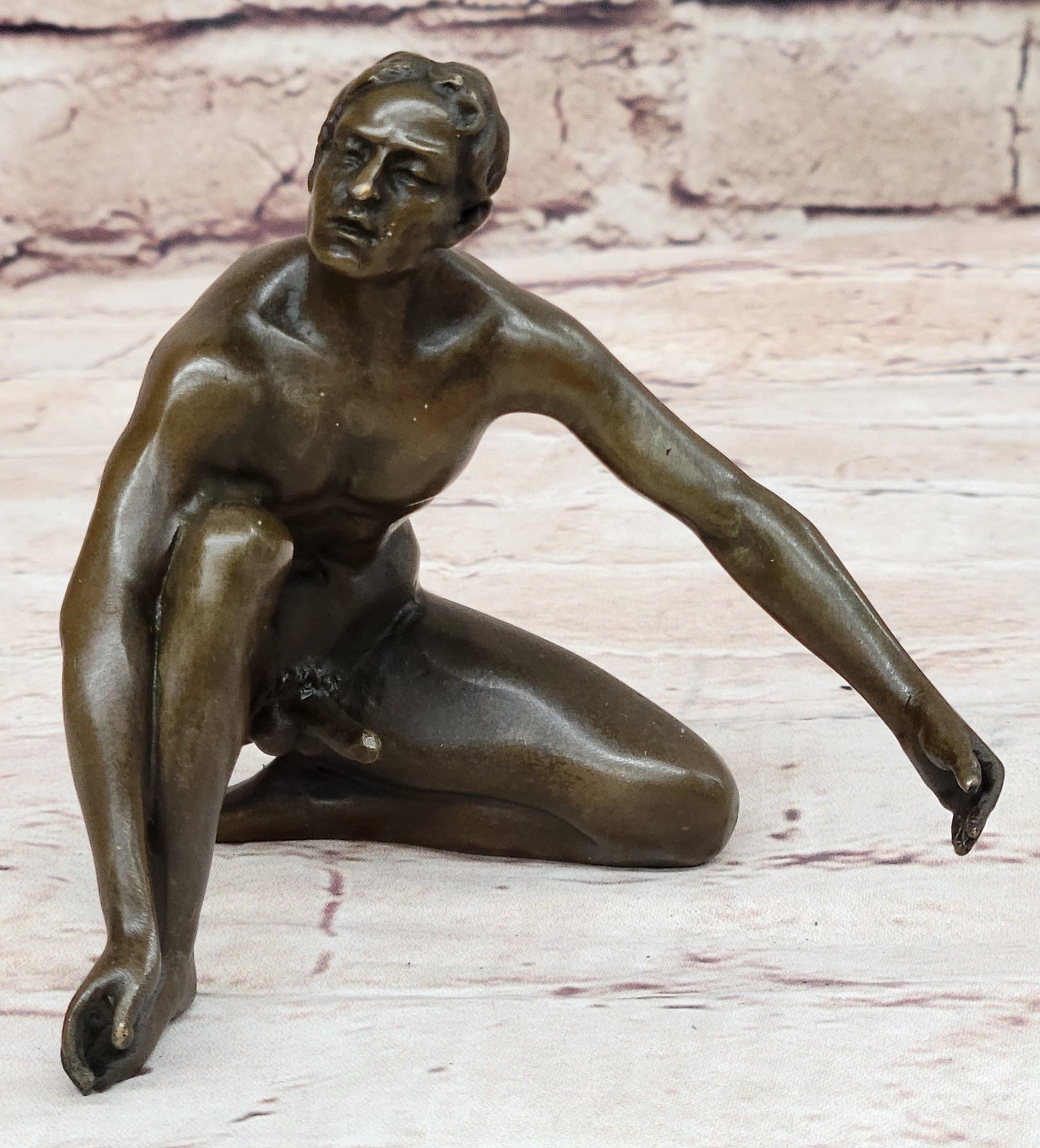 Erotic Couple Foreplay Bronze Statue + Figurine – Bronzhaus
