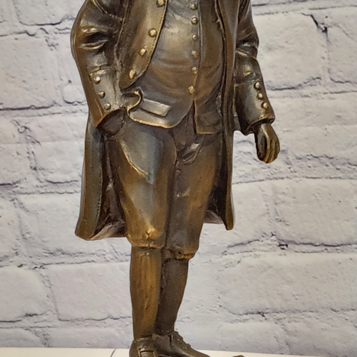 Bronze Colonial Gentleman Sculpture Historic Figure Statue – Bronzhaus
