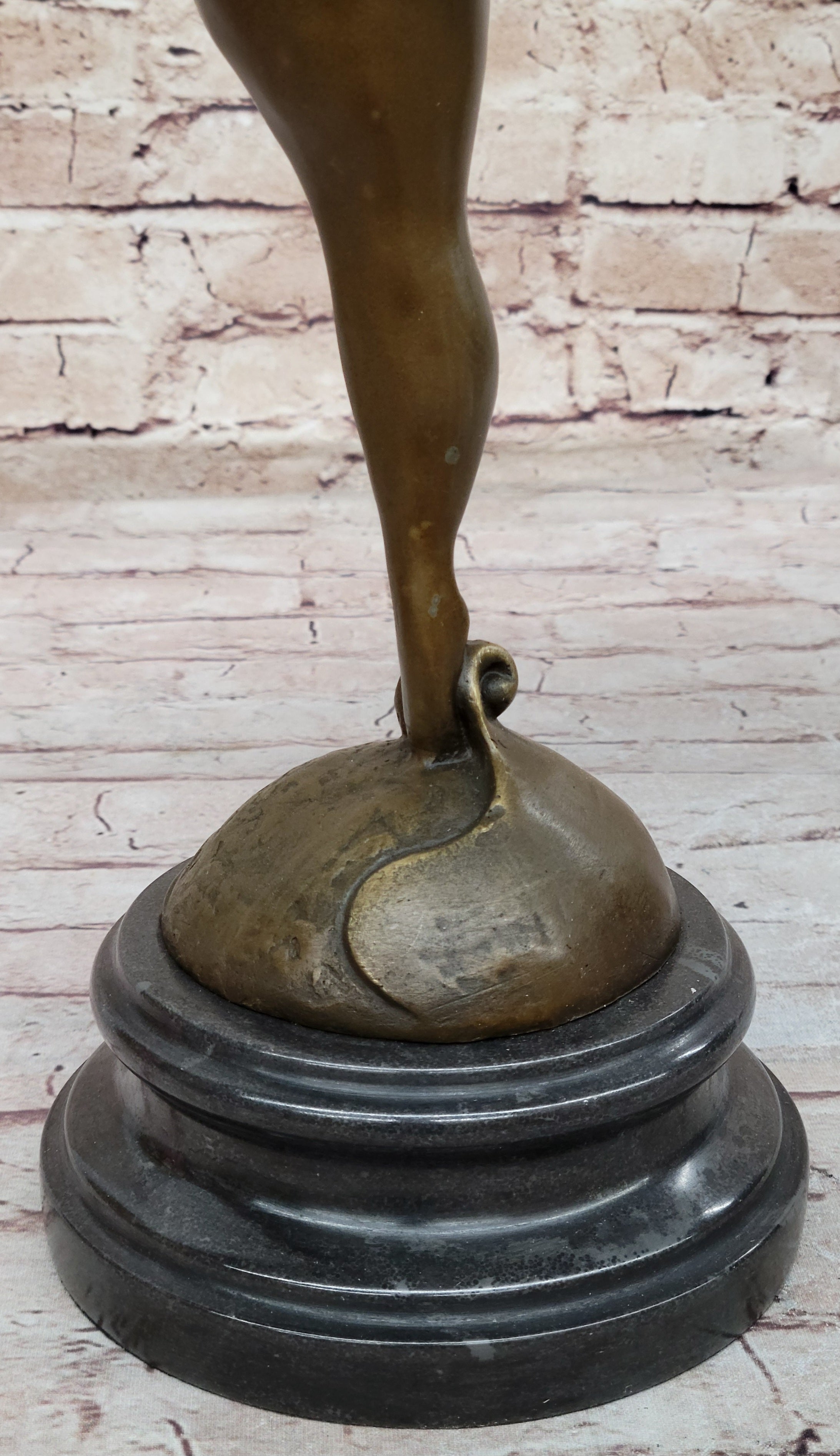 Curvy BBW Woman Fertility Dancer Bronze Statue Sculpture Figure Modern Art  21