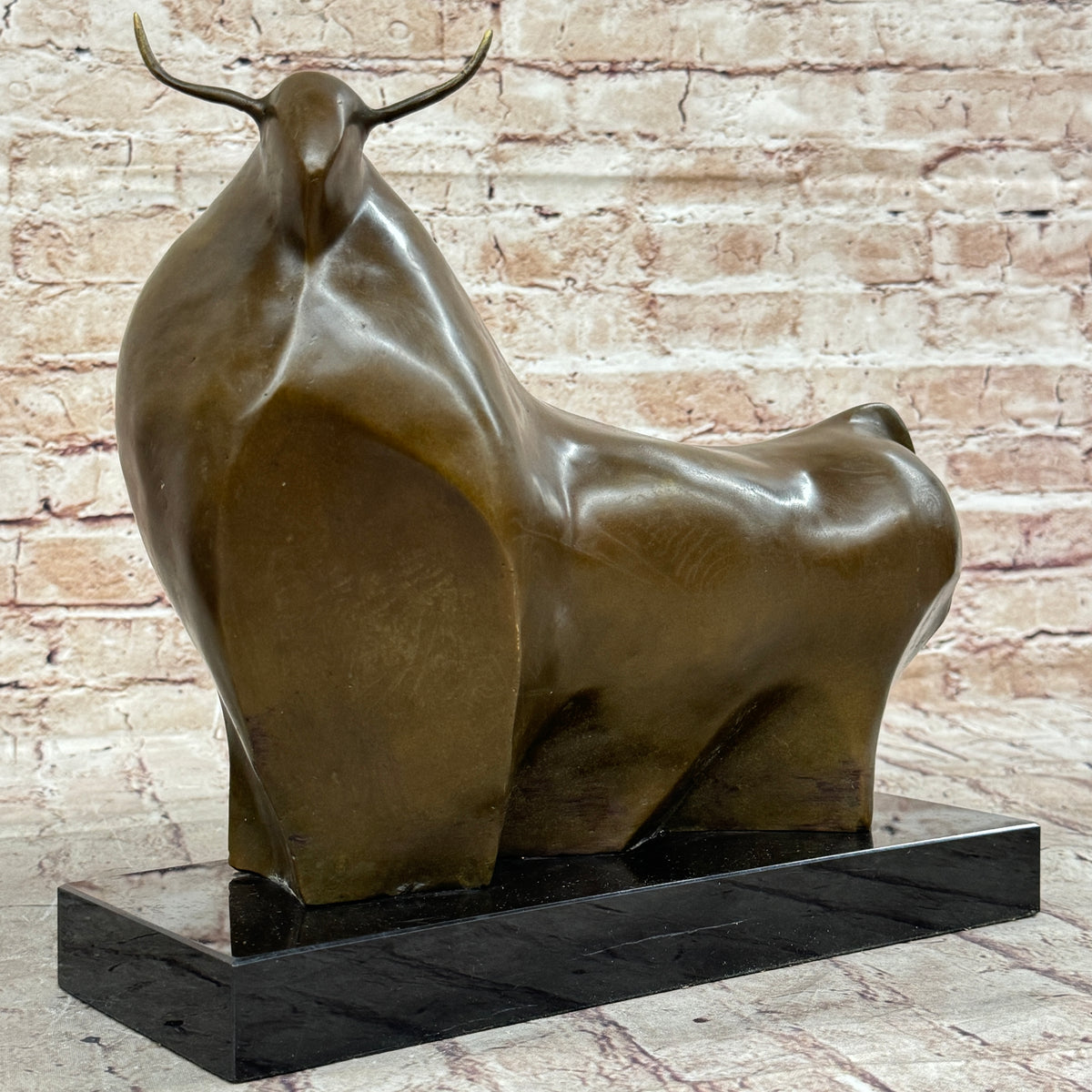 Mid Century Rare Botero Bull 100% Bronze Sculpture Home Decor Artwork ...