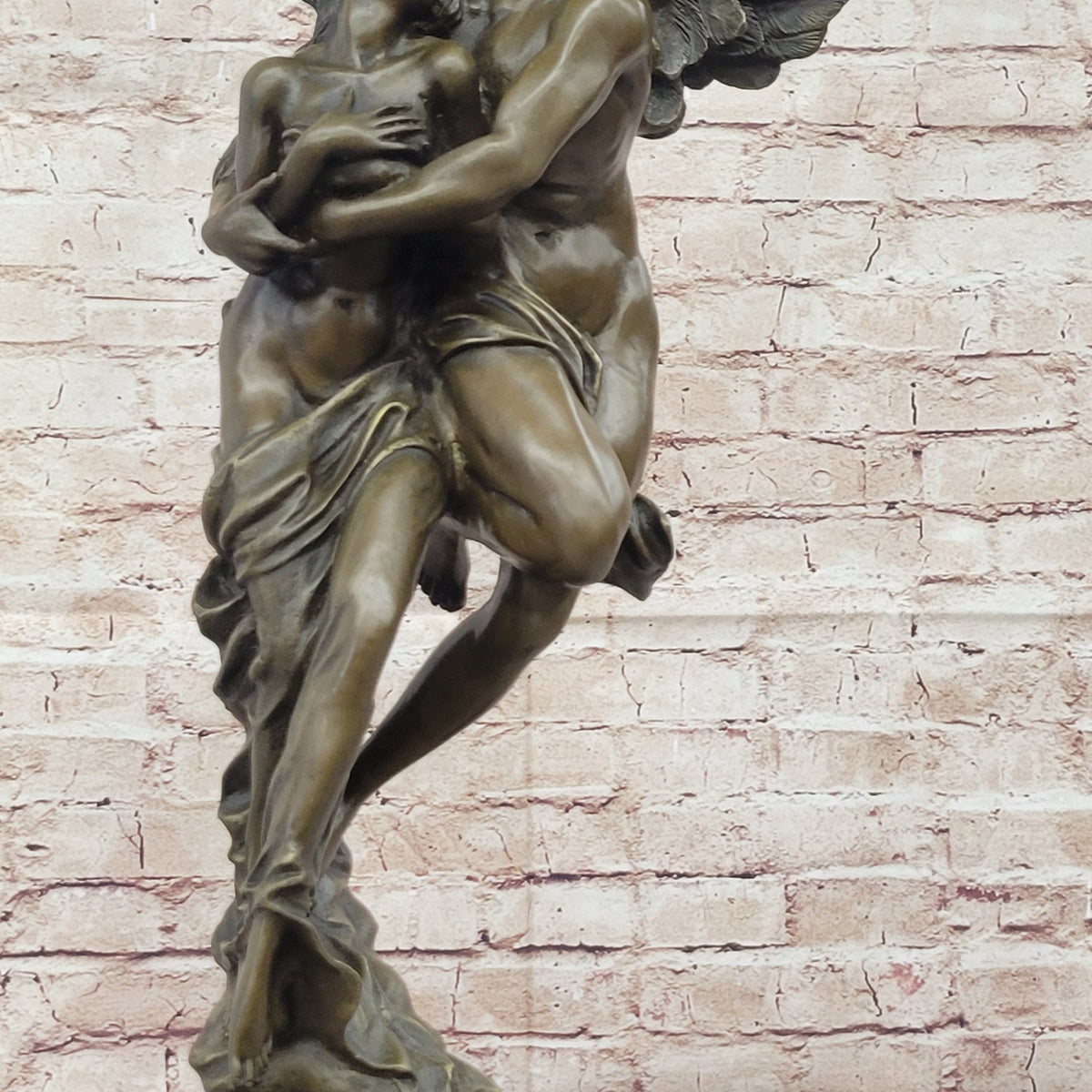 Psyche Cupid Eros Aphrodite Venus Winged Angel Lovers Romance Bronze S ...