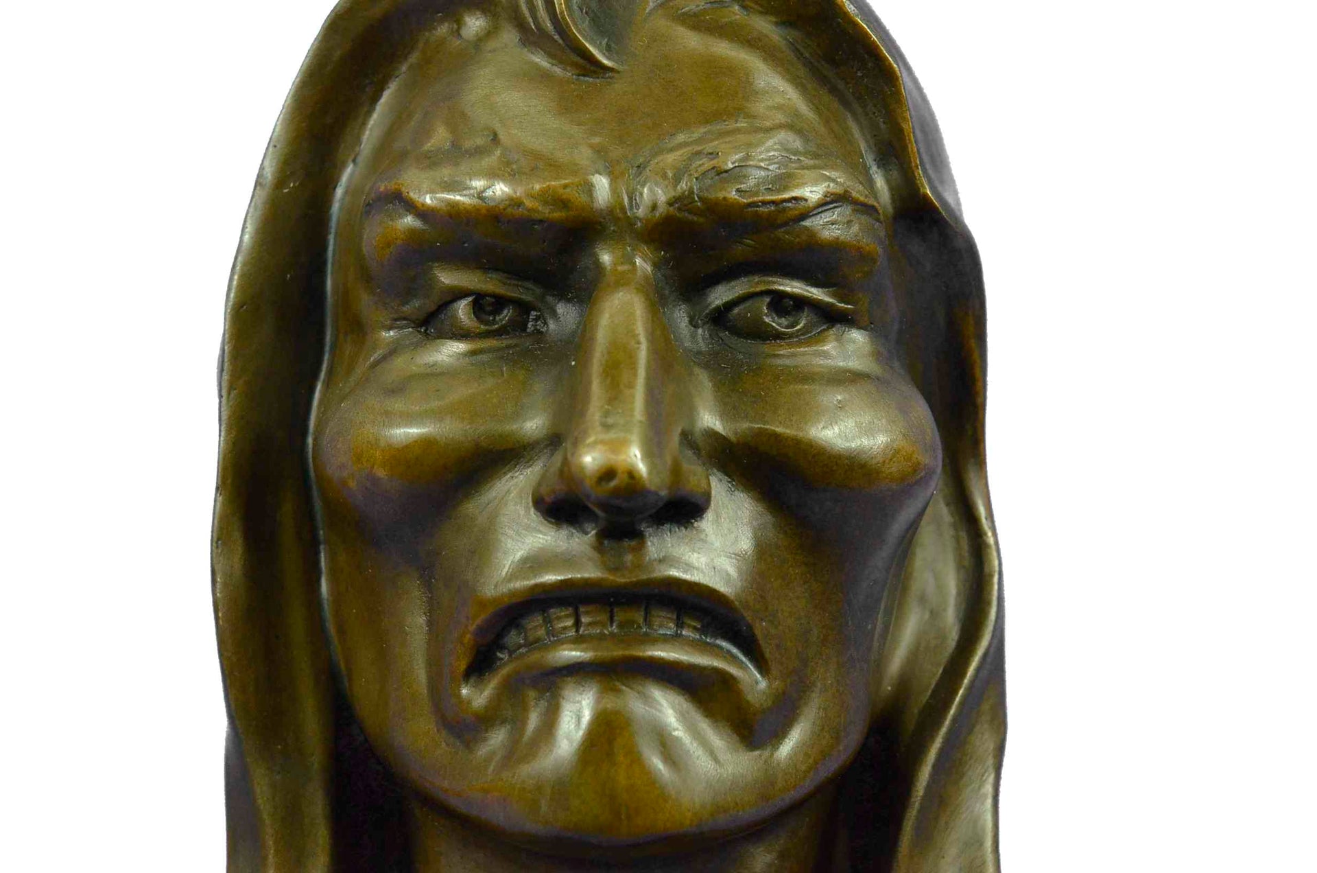 Handmade Frederic Remington Bronze The Savage Real 100 Bronze India Bronzhaus