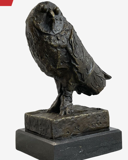 owl-by-pablo-picasso-bronze-statue-sculpture-bird-figure 