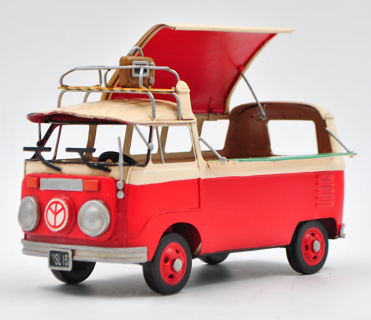 Model Toy Car Rosa Bus Scale model toy bus for handmade gifts Volkswagen Mini Bus Home Decora ...