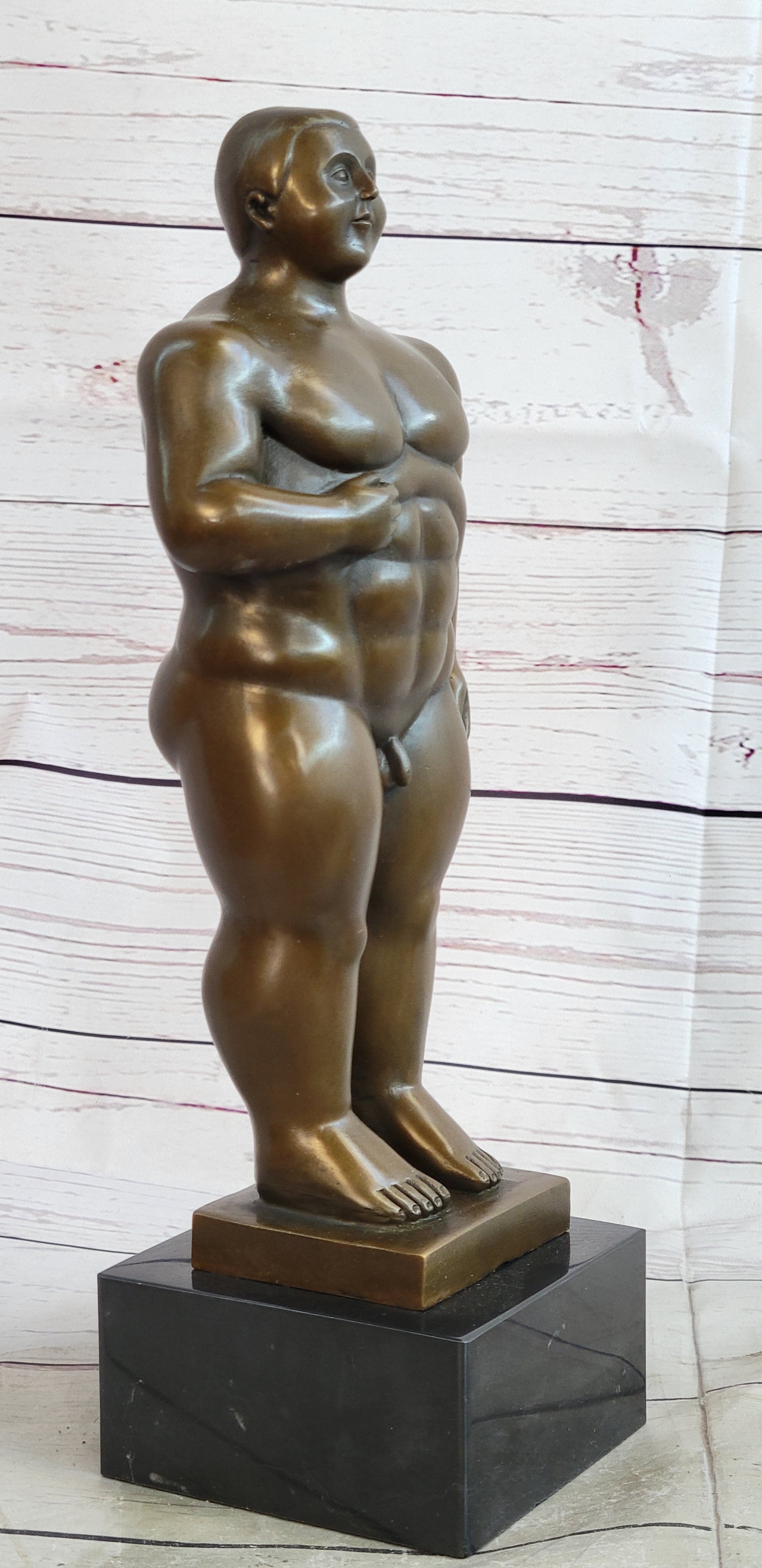 Signed Original Milo Boy Fishing With Duck Bronze Sculpture Statue Figurine  Art – Bronzhaus
