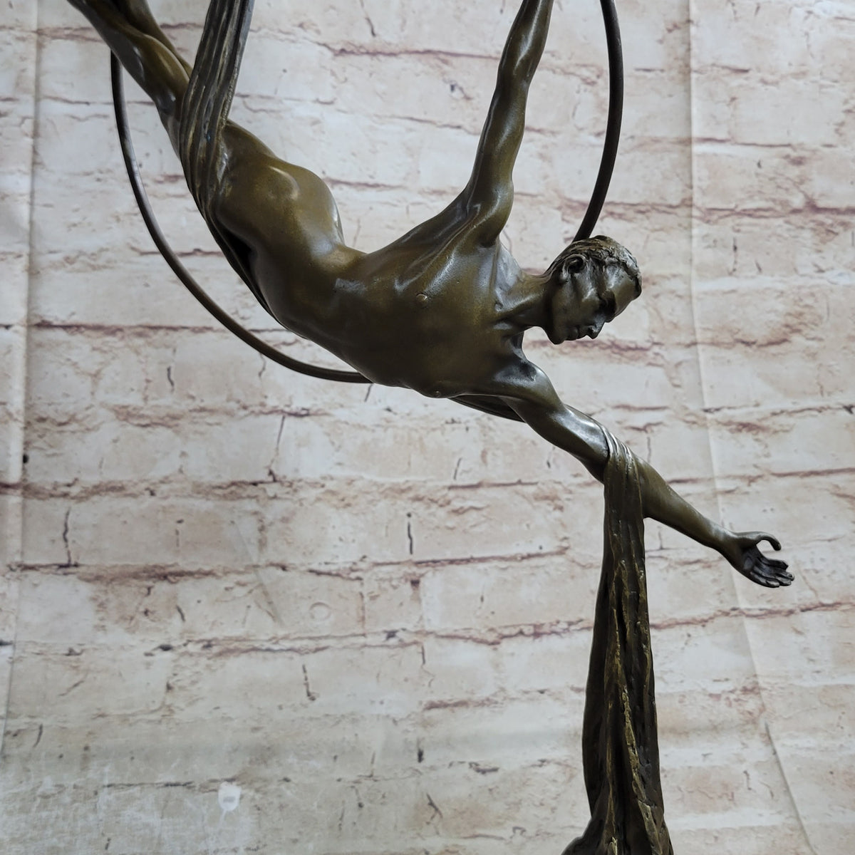 Cirque du Soleil Acrobat Circus Performer Bronze Statue Sculpture Orig ...