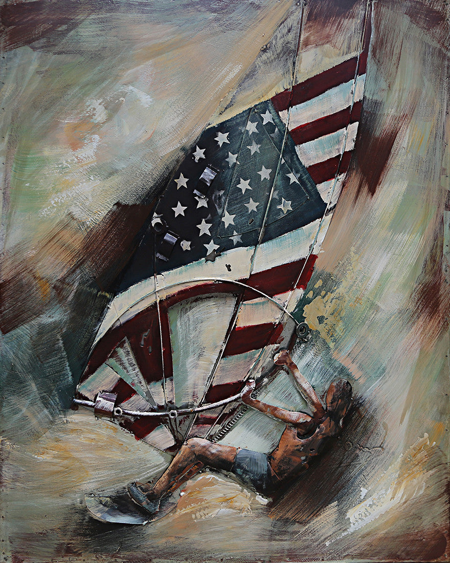 3FT Original Acrylic America high quality Painting