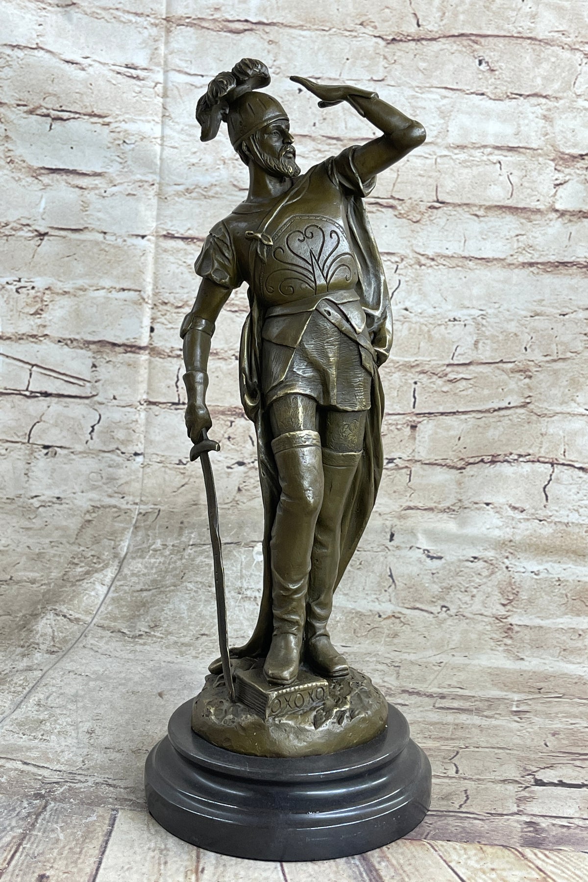 Italian Renaissance Warrior Knight Bronze Statue Sculpture Figure 15 ...