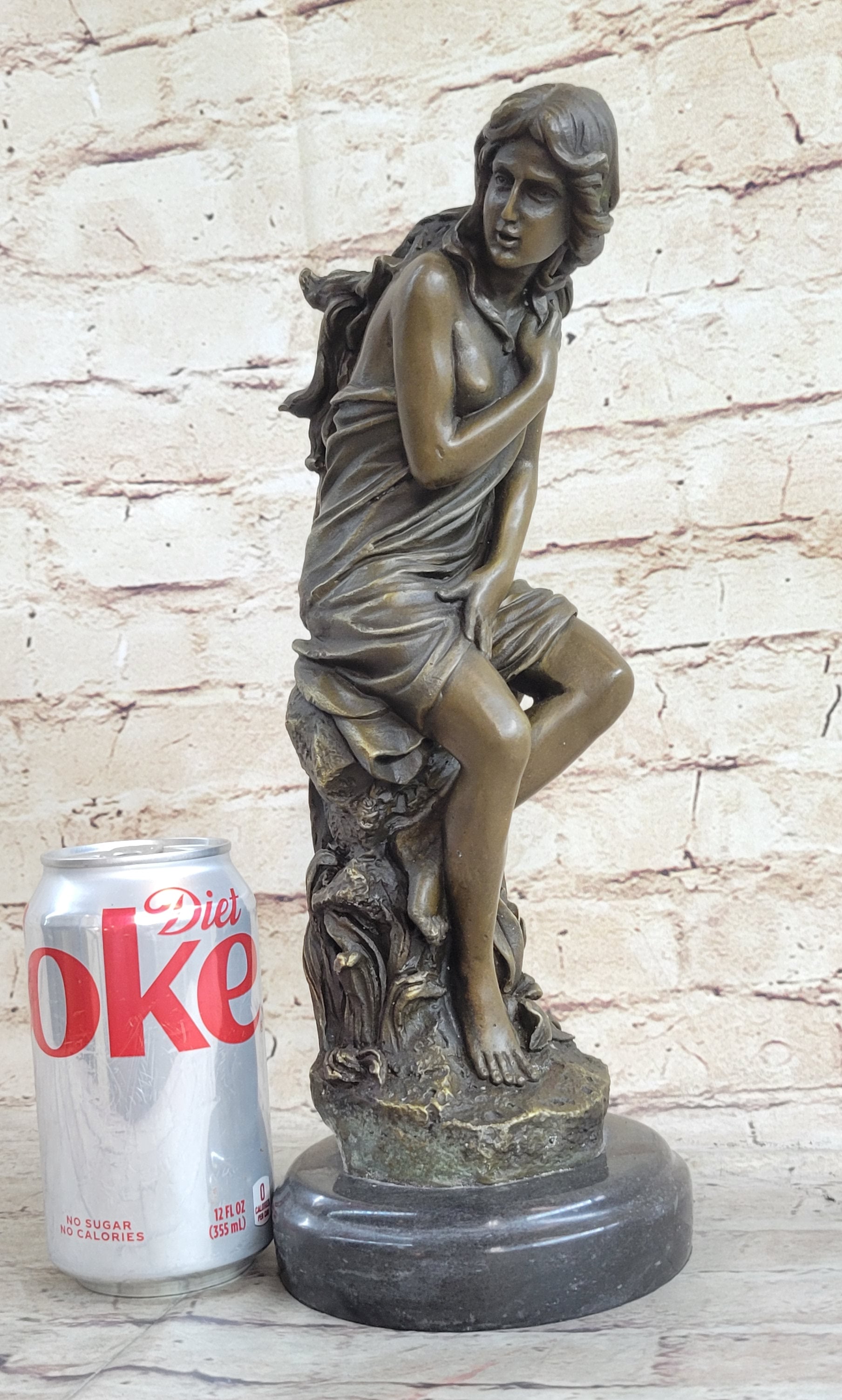 Handmade SIGNED Moreau BRONZE STATUE FEMALE NUDE ANGEL ART MARBLE handmade-signed-moreau-bronze-statue-female-nude-angel-art-marble