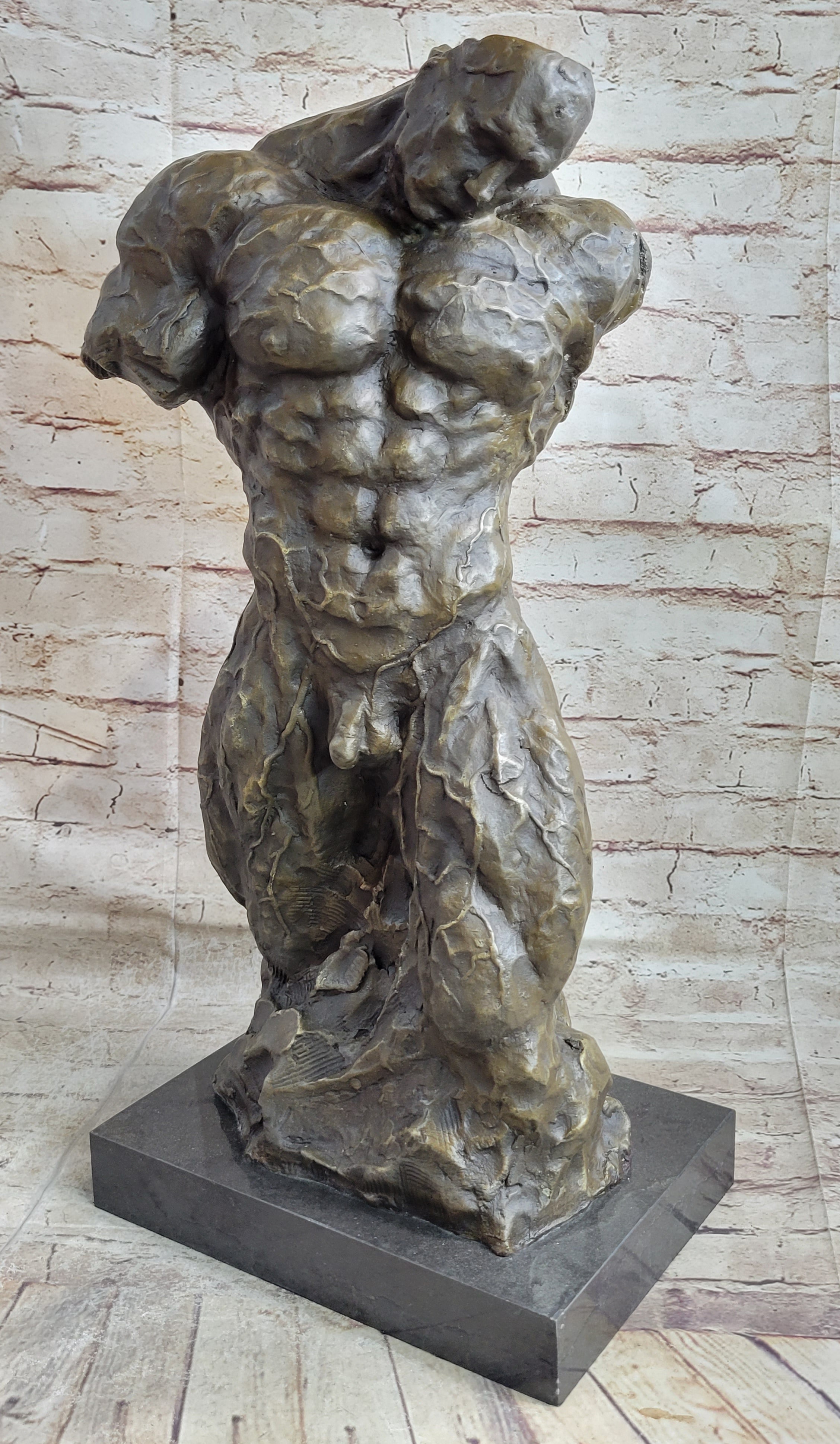 Bronze sculpture work, extremely shapely body, per by SANAT56 on
