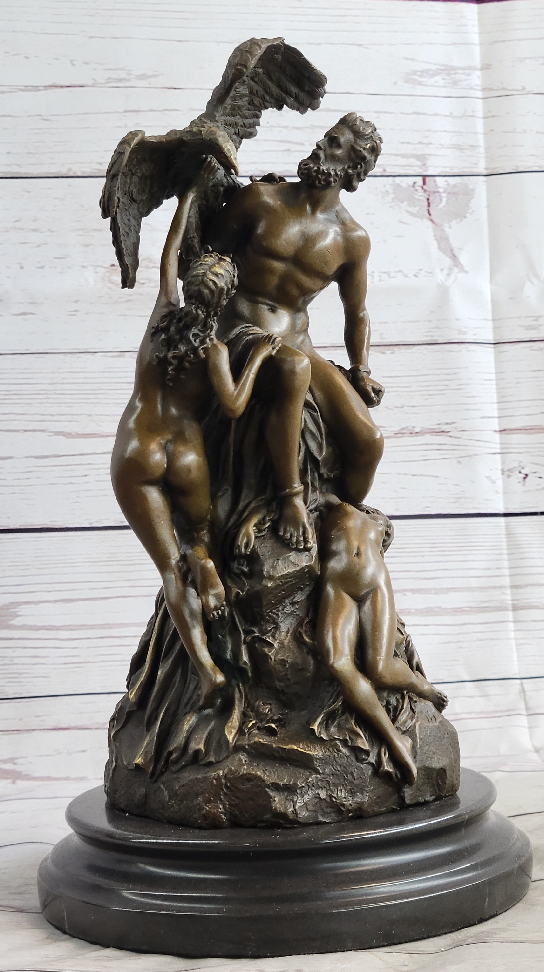 prometheus bound sculpture