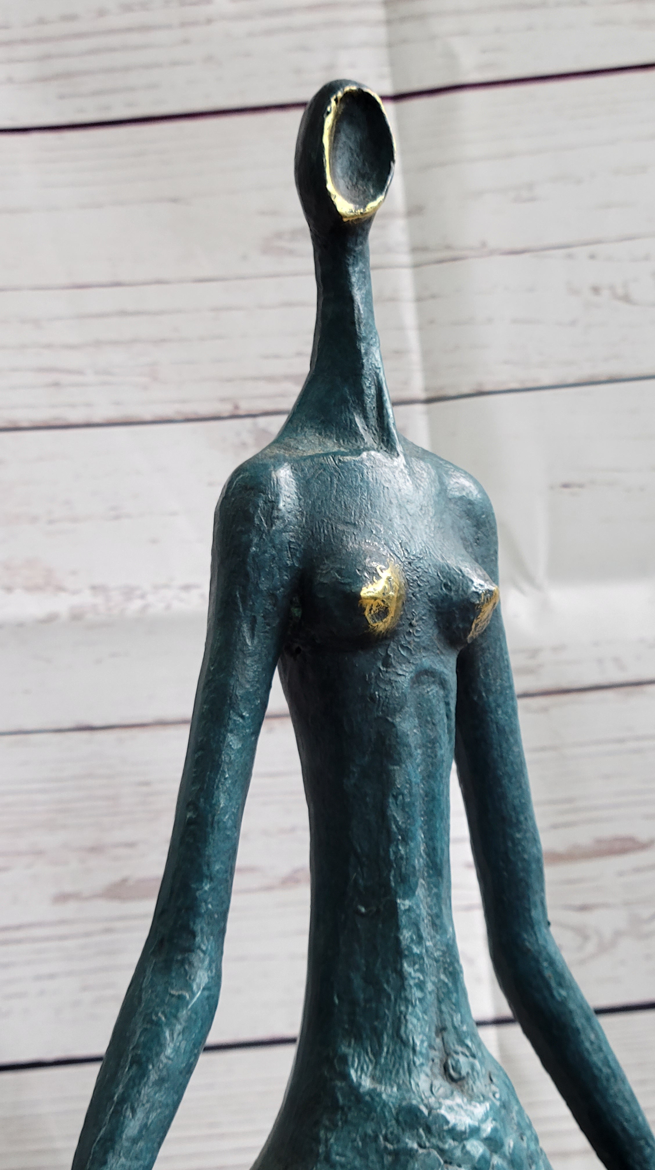 Abstract Bronze Full Figure Curvy Nude Female Sculpture Statue Fertili –  Bronzhaus