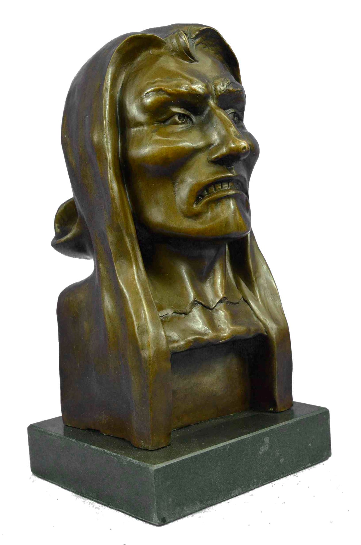 Handmade Frederic Remington Bronze The Savage Real 100 Bronze India Bronzhaus