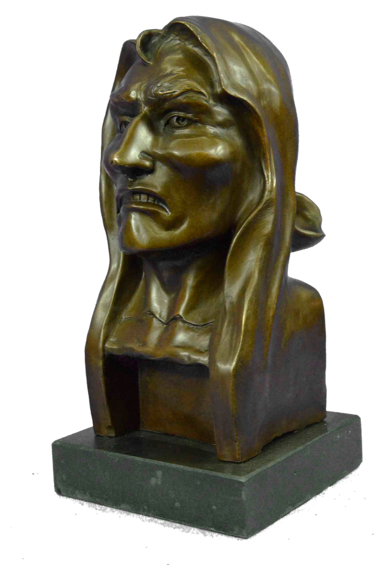 Handmade Frederic Remington Bronze The Savage Real 100 Bronze India Bronzhaus