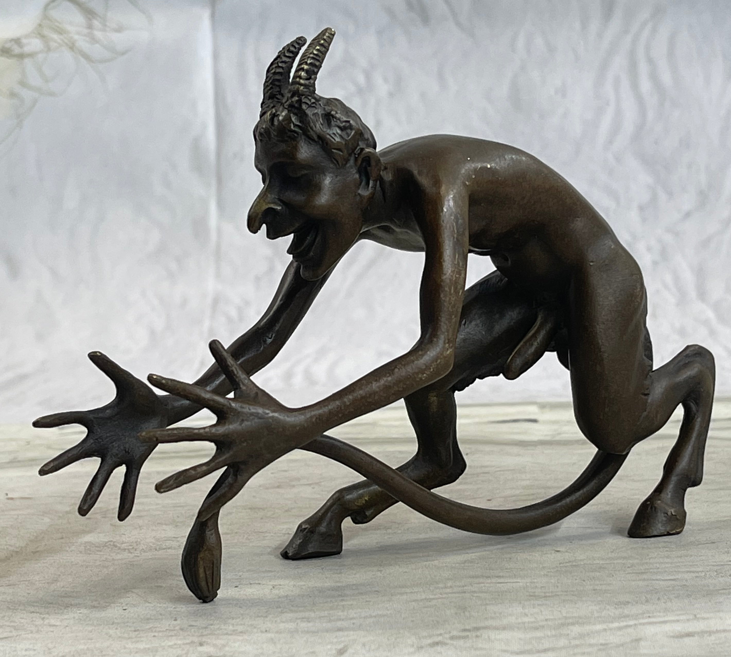 Satyr Statue 5x10in